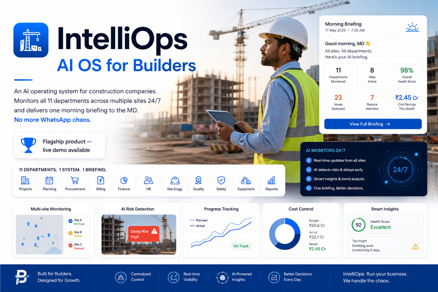 IntelliOps — AI OS for Builders